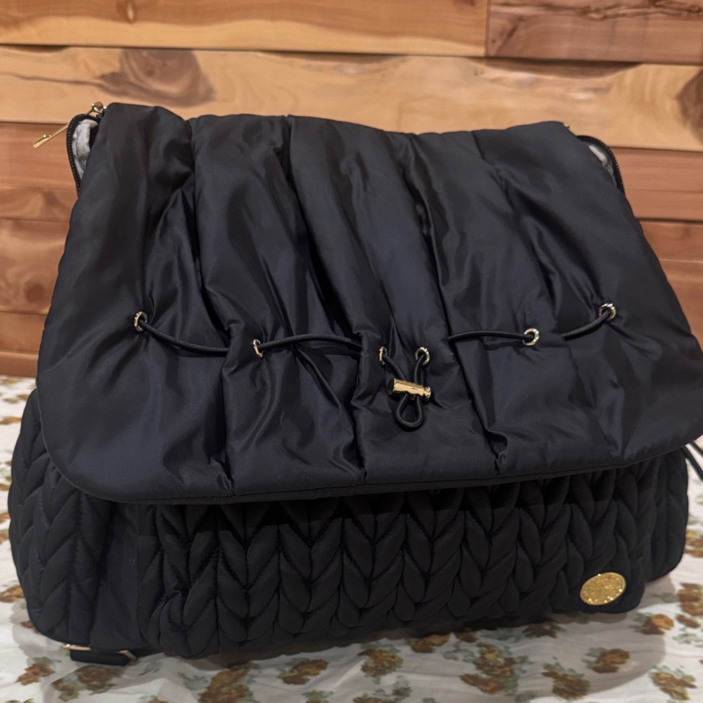 HAPP Brand Levy stylish diaper backpack black